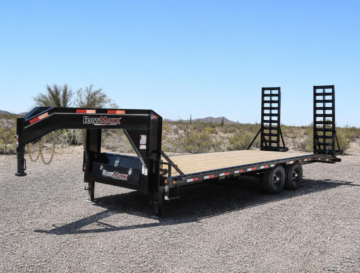 25' Gooseneck Equipment Trailer